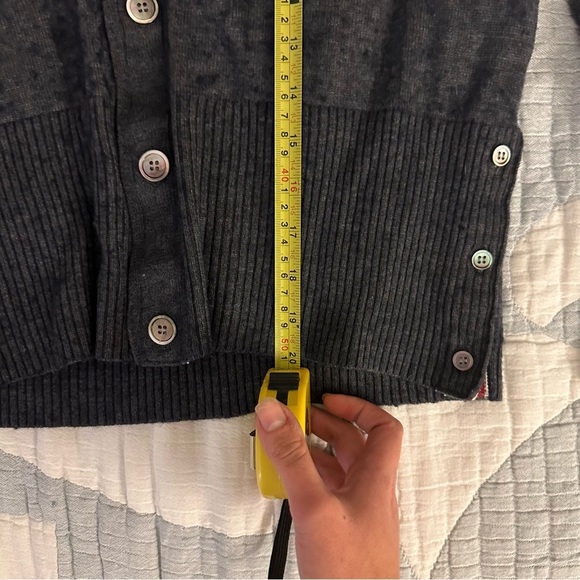THOM BROWNE 4-bar Cardigan 1/ Men’s S - Picture 12 of 12